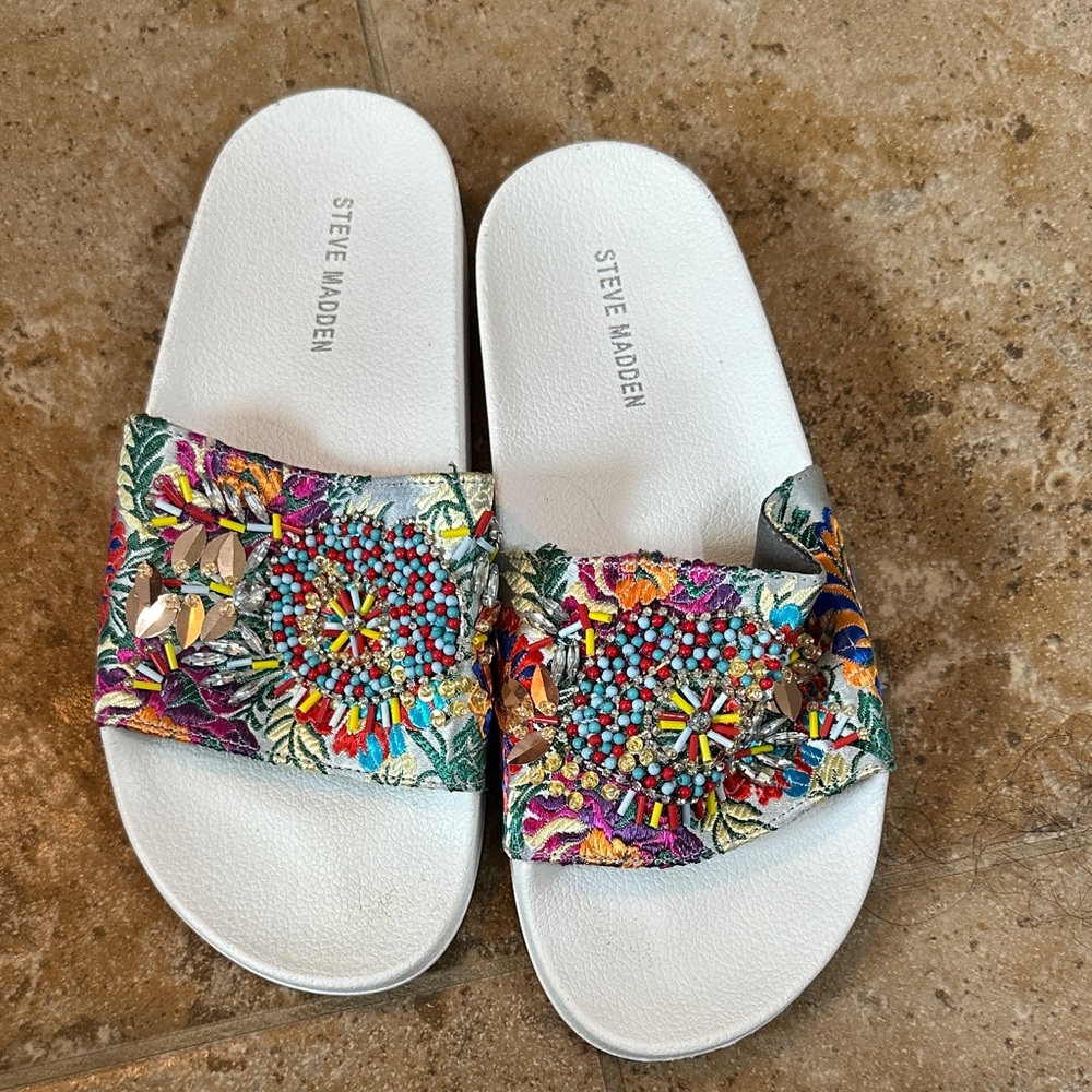 Steve Madden Women's Colorful Embellished Sandals